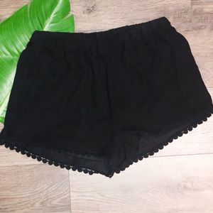 LA Hearts Black Shorts